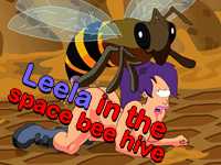 Leela in the space bee hive android